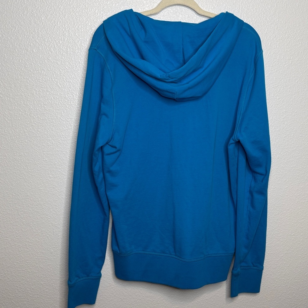 Psycho Bunny Mens Hoodie Full Zip Vibrant Blue with Colorful Logo Size Medium - Picture 6 of 6